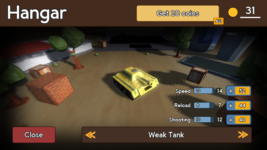 像素小坦克3D