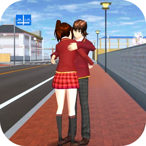 櫻花校園的少女