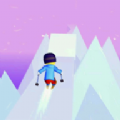 天空滑雪者图标