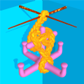 缠结的头发Tangled 3D