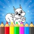 动物彩页Drawing Animals图标