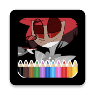 涂色哈兹宾书酒店(coloring hazbin book hotel)