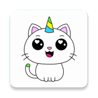 獨(dú)角獸貓畫冊(cè)(Cat Unicorn Coloring)