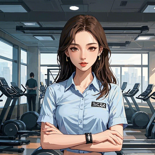美女健身教練