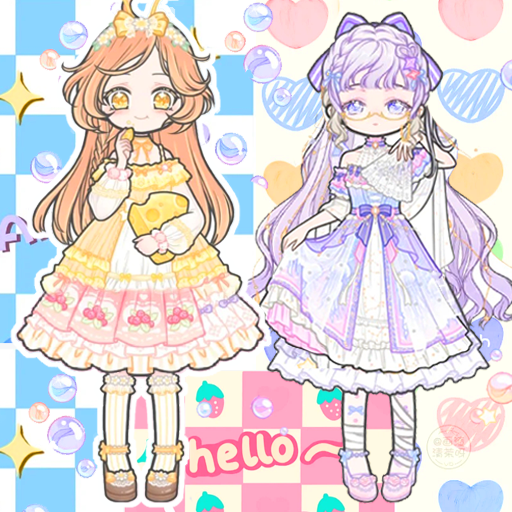 繽紛換裝女孩