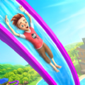 游泳池水上公园比赛（water park race）游戏