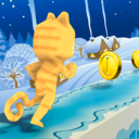 猫咪冰雪跑酷游戏
