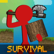 Stickman vs Multicraft: Noob Survival游戏