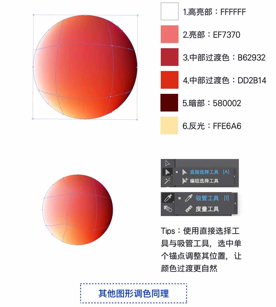 AI怎样绘制多渐变磨砂风格插画