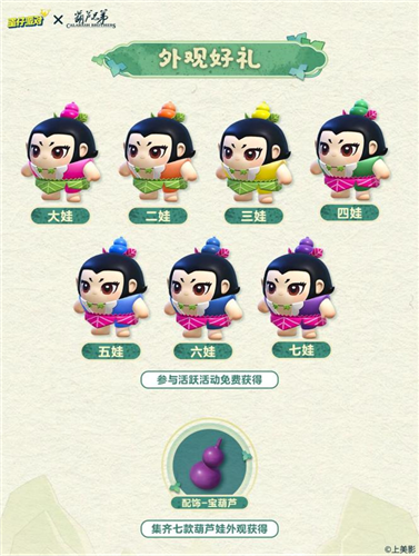 蛋仔派对葫芦兄弟联动返场七娃加入战场