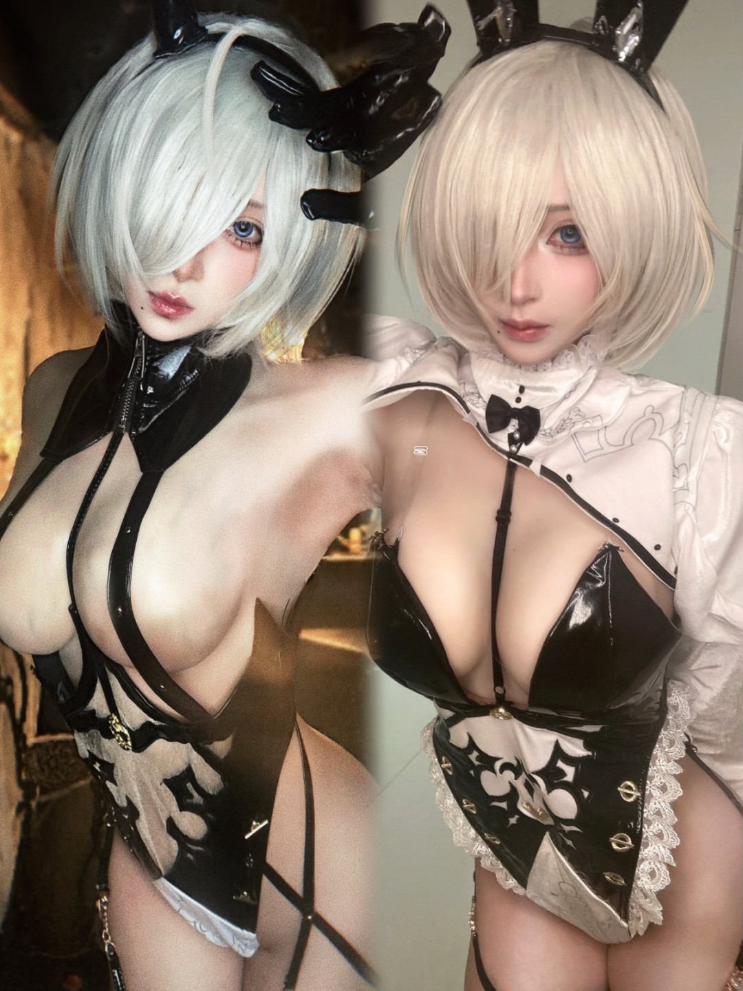 富有且慷慨！国外小姐姐cos尼尔：机械纪元2B