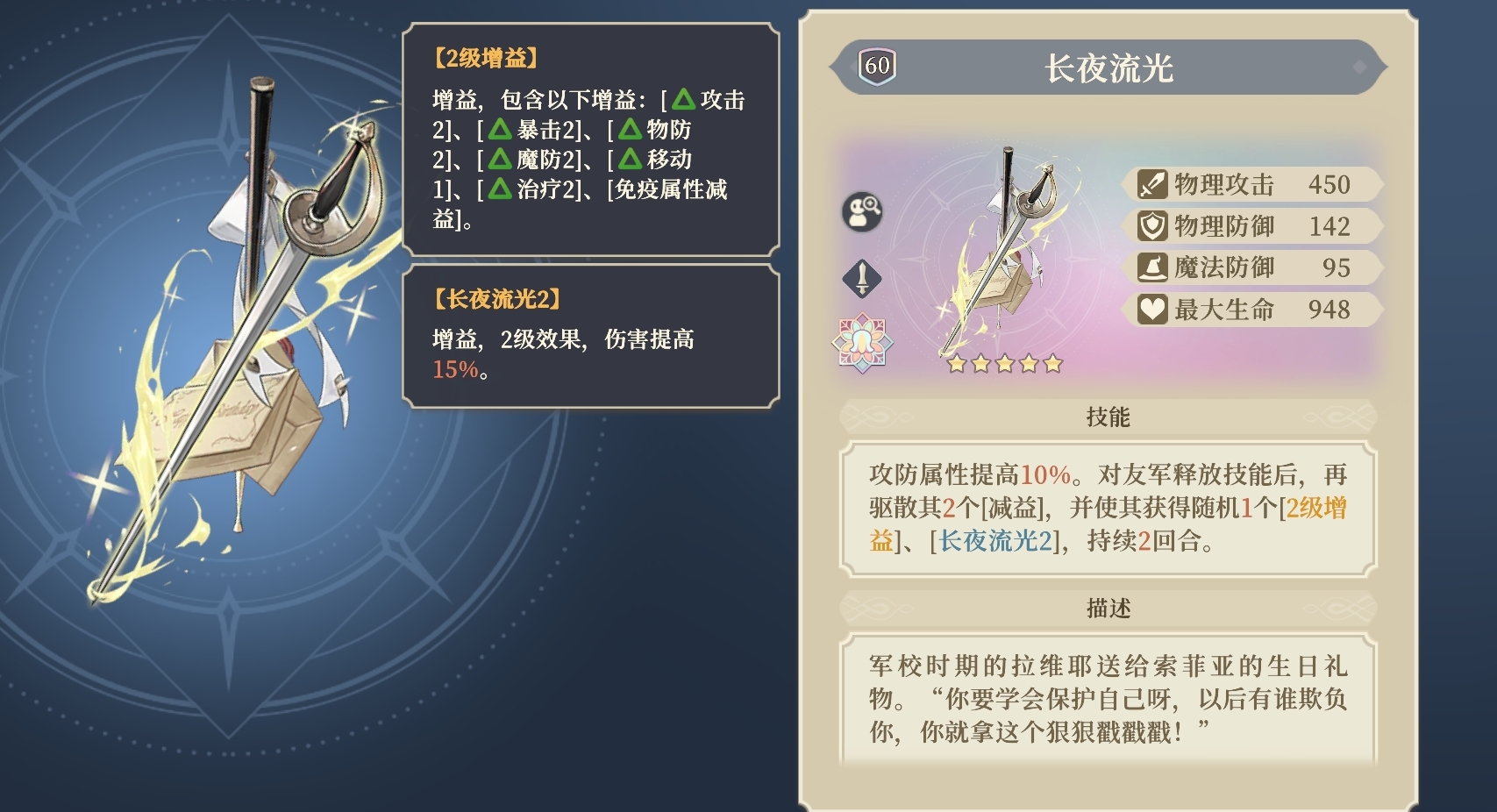 铃兰之剑:为这和平的世界专武图鉴点评