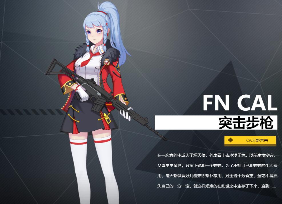 银翼计划突击步枪FNCAL角色介绍