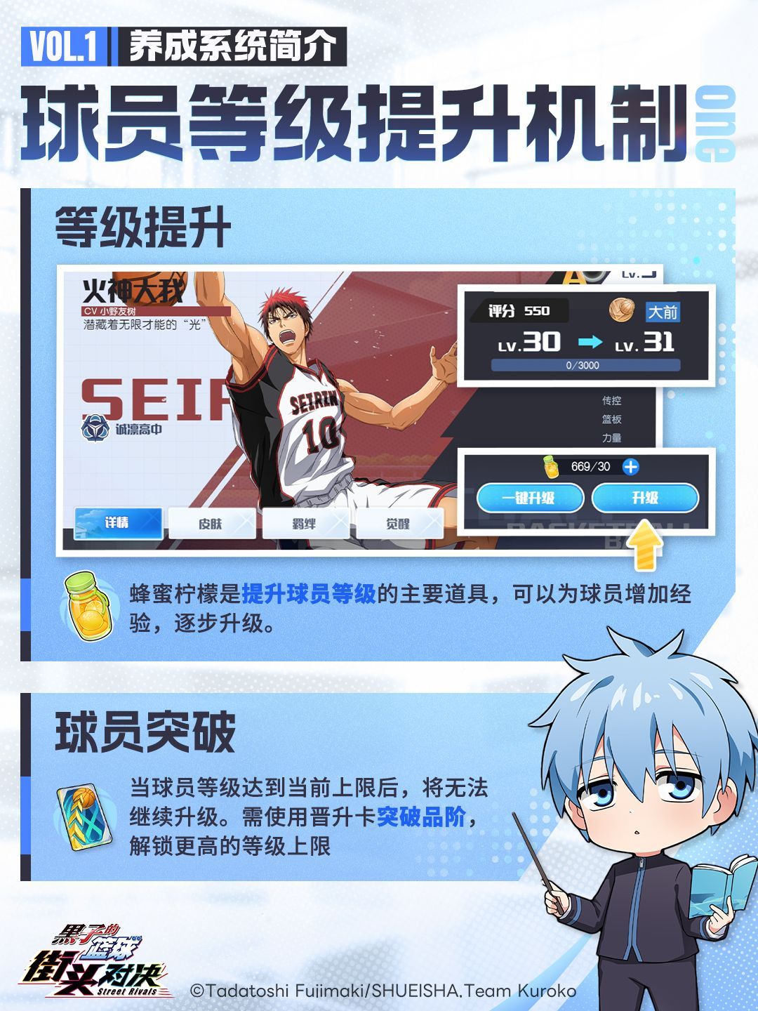 黑子的篮球:街头对决球员养成攻略