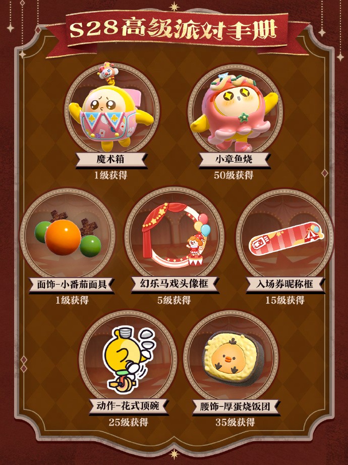 蛋仔派对“奇迹大马戏”派对季重磅开启！盲盒外观、活动攻略、主题关卡正式揭晓