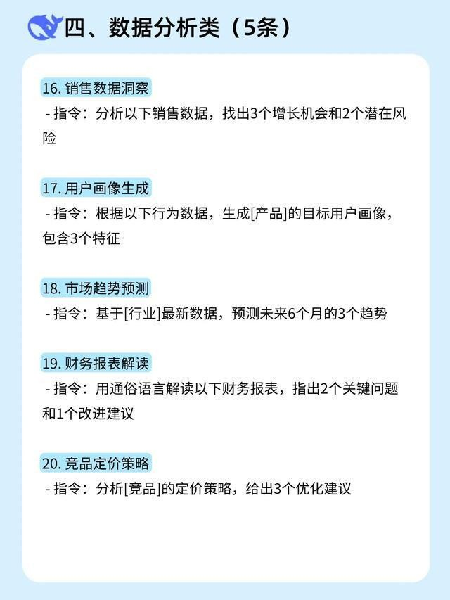 deepseek指令大全