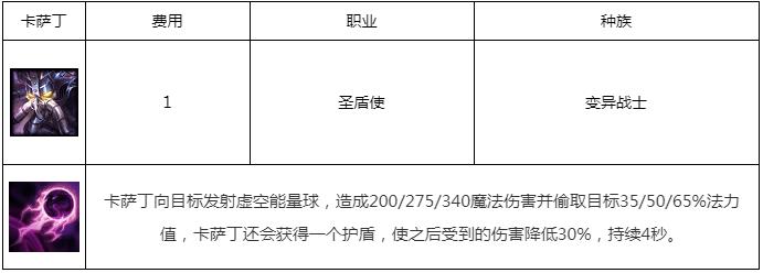 云顶之弈S6卡萨丁最强出装阵容推荐S6卡萨丁如何搭配