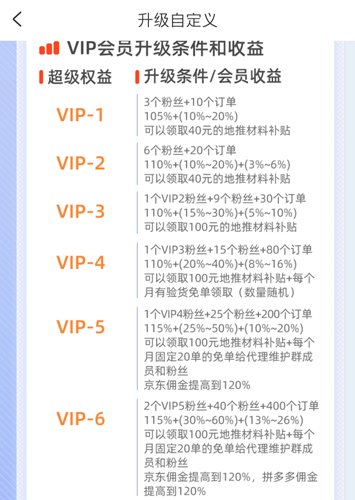 返利优惠券联盟升级权益介绍