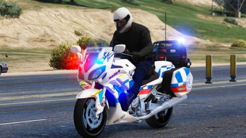 警察摩托车追逐2021