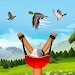彈弓命中鳥(niǎo)類(lèi)狩獵Sling ShootHitBirdHunting