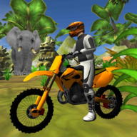 森林摩托车跳跃Jungle Motorbike Jumping图标