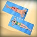 海滩上的毛巾排序Towel Sort Beach Edition