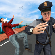 狂野的城市逃脱Slap City Cop Run Escape Game