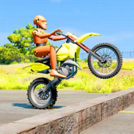 摩托车假人碰撞测试Moto Bike Dummy Crash Test Sim图标