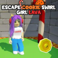 逃离饼干漩涡女孩熔岩(Escape cookie swirl girl lava)